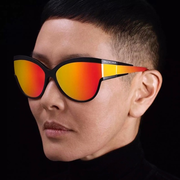 NEW BALENCIAGA BB0038S 004 UNISEX SUNGLASSES BALENCIAGA NEW COLLECTION EYEWEAR - Picture 6 of 12